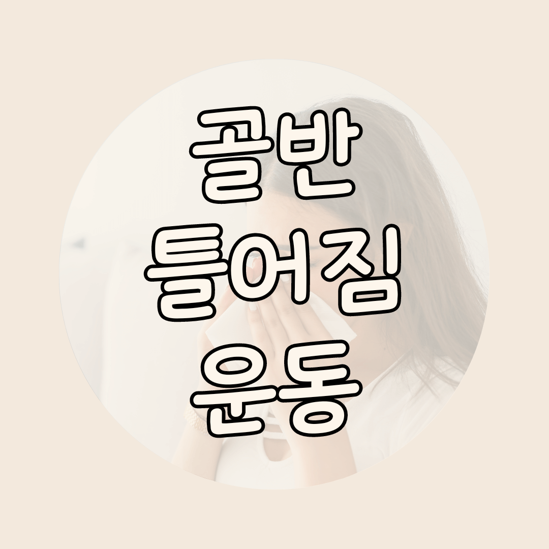 골반 틀어짐 운동