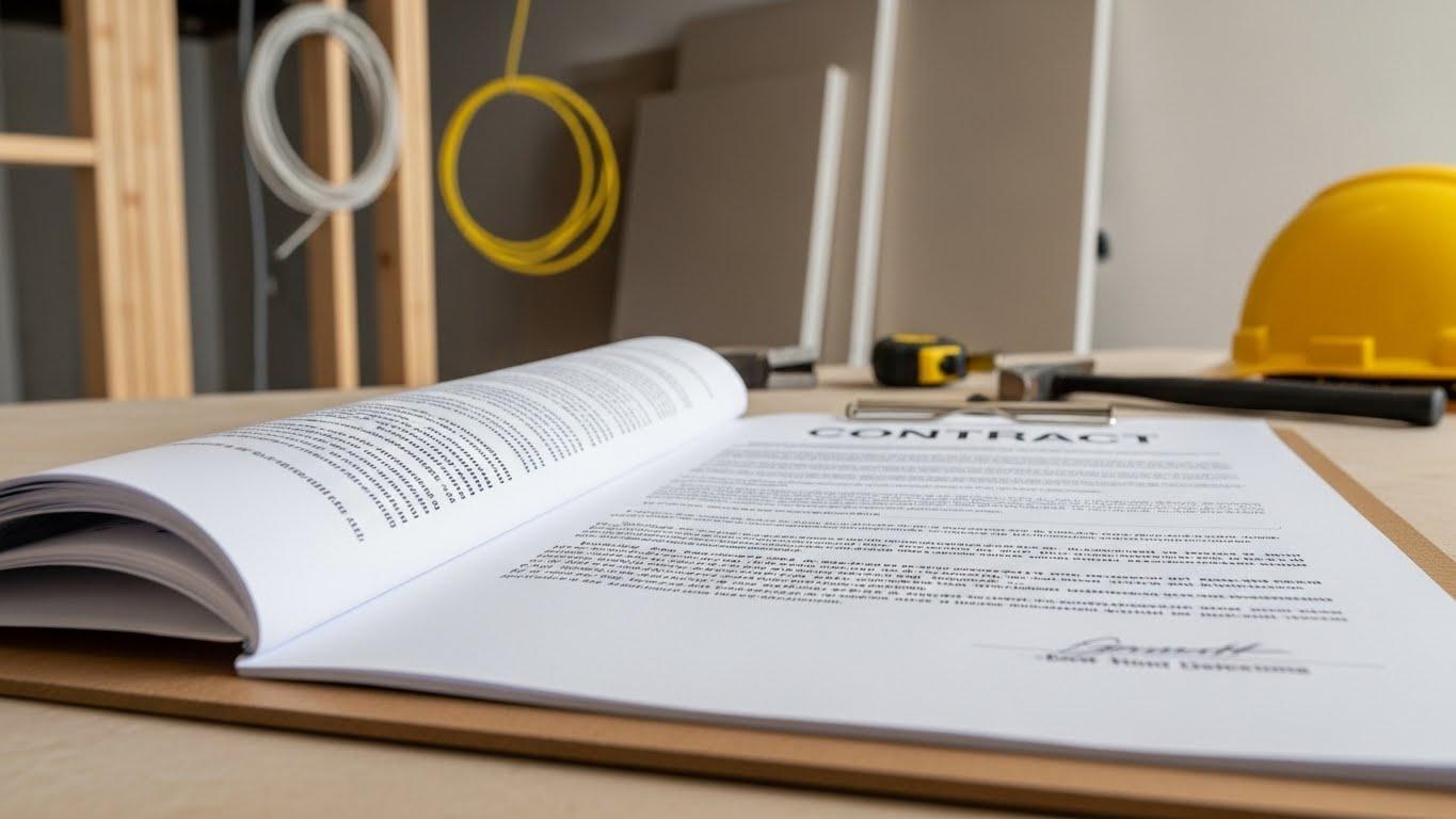 인테리어 공사 계약서