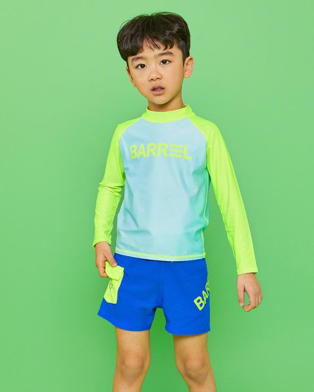 배럴 키즈 칼리 래쉬가드 민트 BG1KWRG83MNT