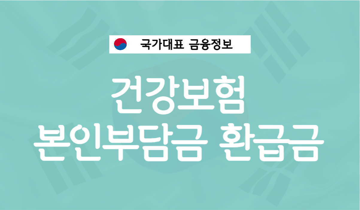 건강보험 본인부담금 환급금