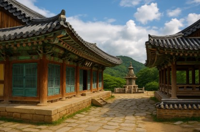전통 목조건축의 한국 고건축 유산, 산속에 자리한 조선시대 사찰과 기와지붕 건물