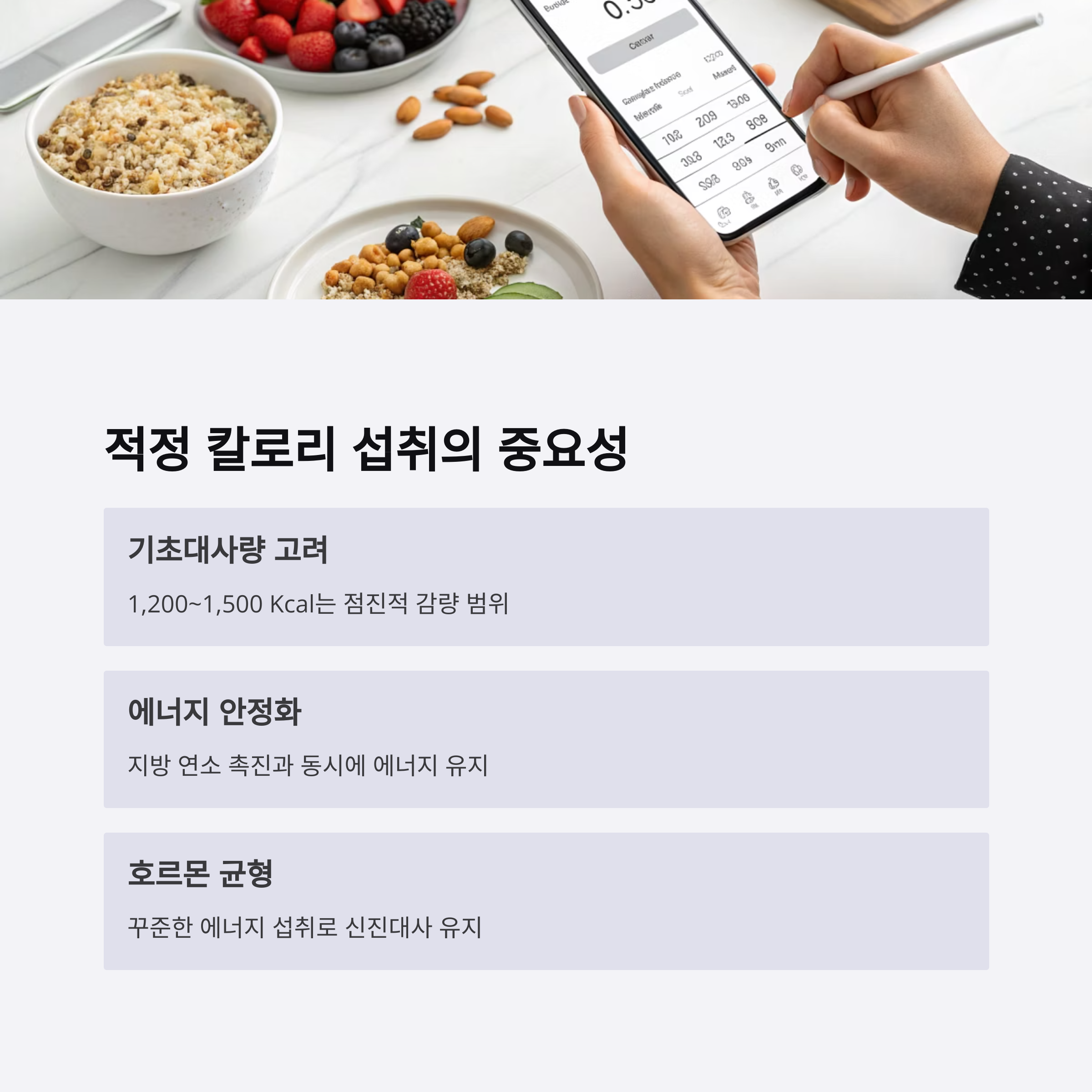 하루 다이어트 식단