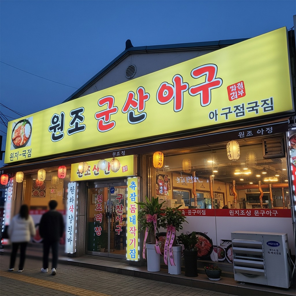 아구찜 식당