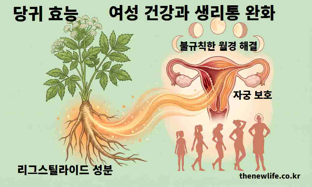 당귀 효능 여성 건강 생리통 완화