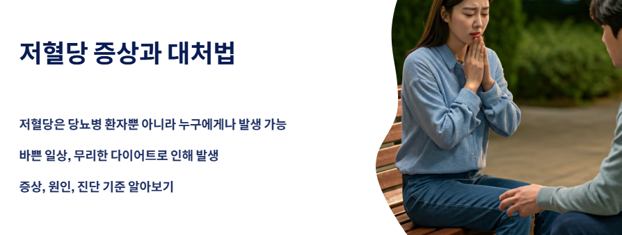 저혈당 증상과 대처법