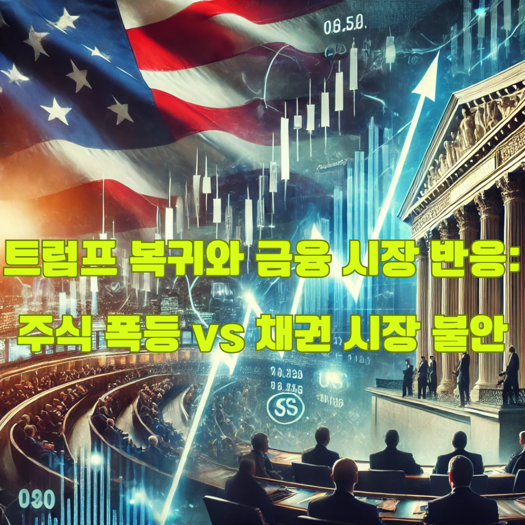 트럼프 대통령 복귀와 금융 시장 폭등, 채권 시장 및 인플레이션과 부채 위험 우려