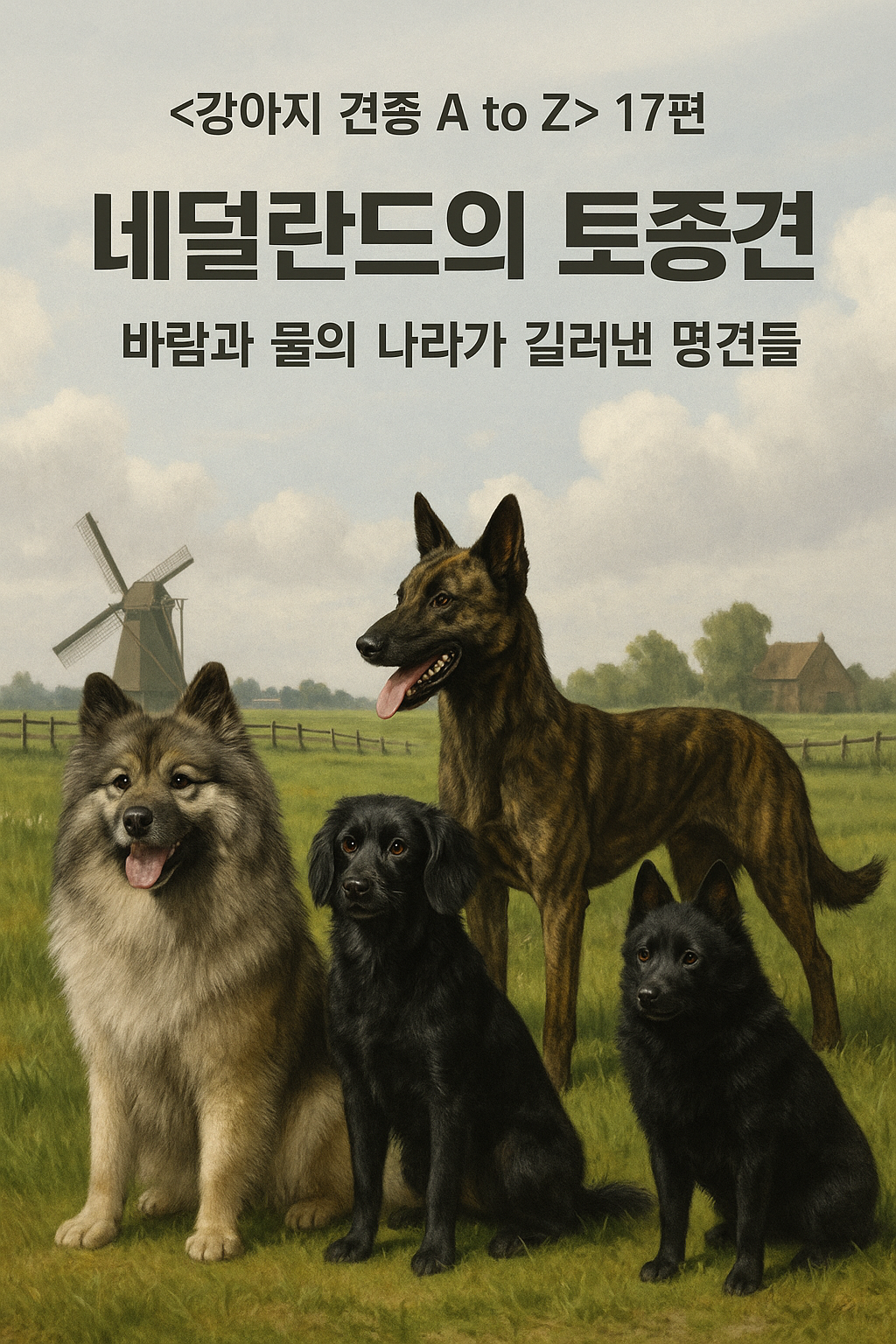 네덜란드의 토종견 이미지 – 바람과 물의 나라가 길러낸 명견들