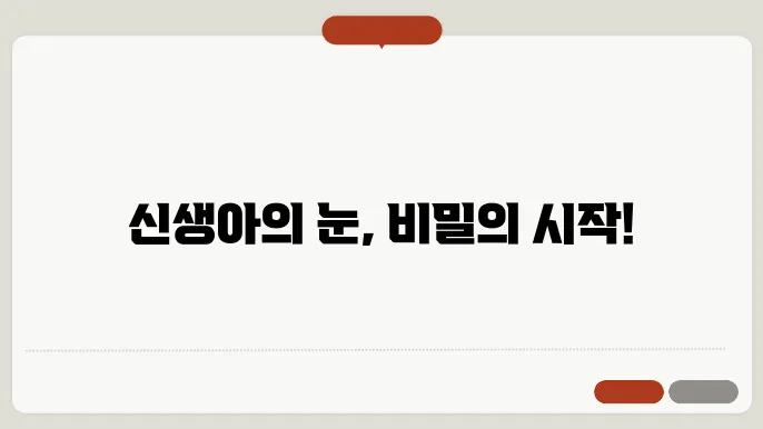 신생아 눈보이는시기