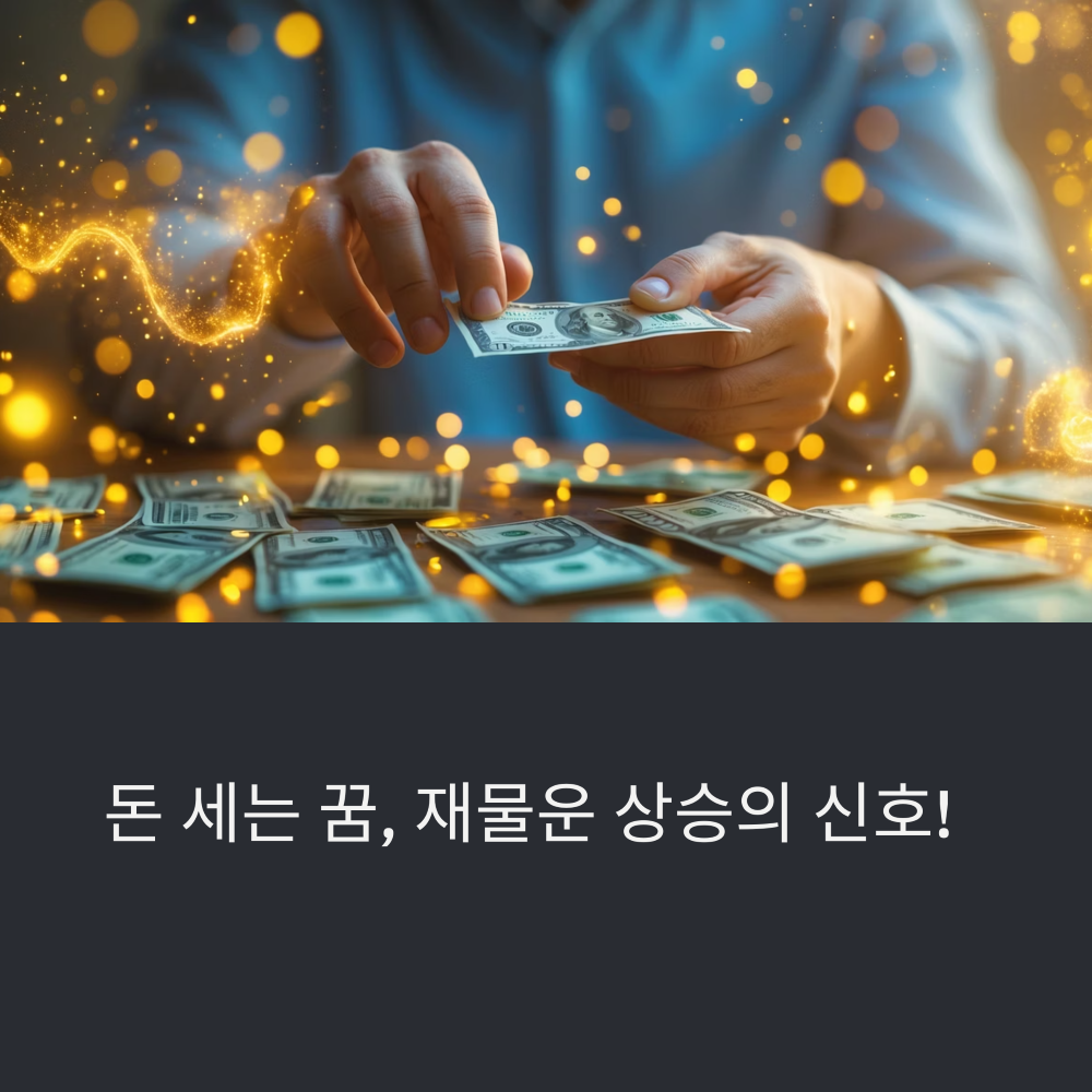 돈을 세는 사람의 손 모습