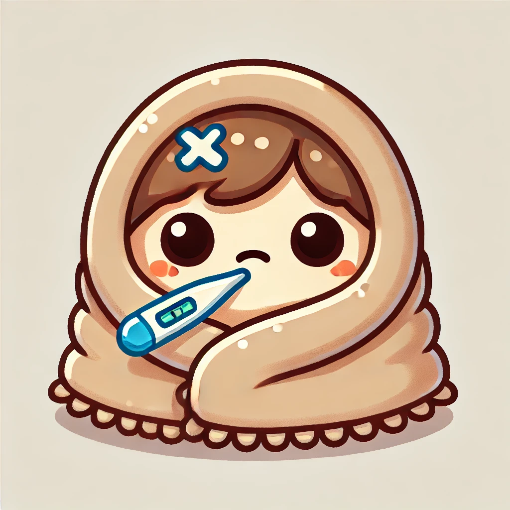 독감 걸린 그림