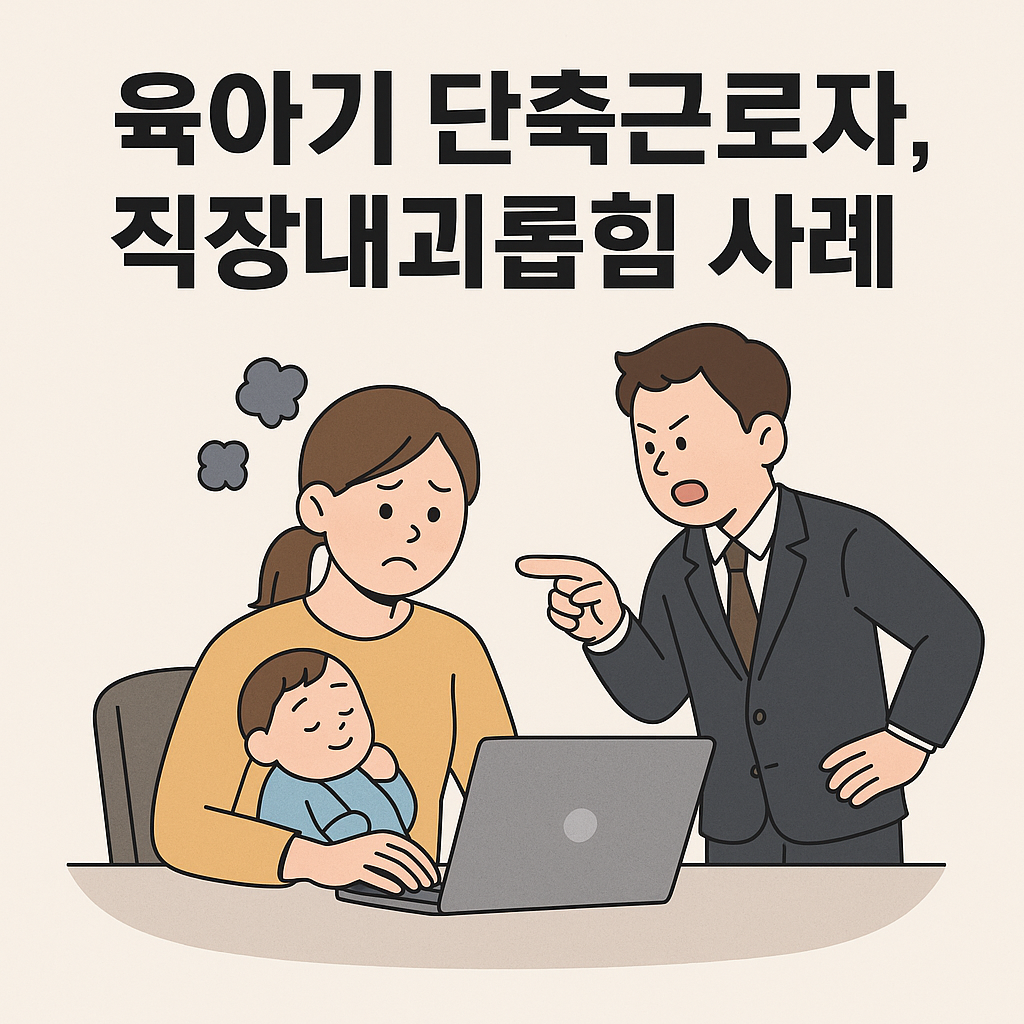 육아기 단축근로자, 직장내괴롭힘 사례