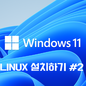 windows11 리눅스 설치하는 방법