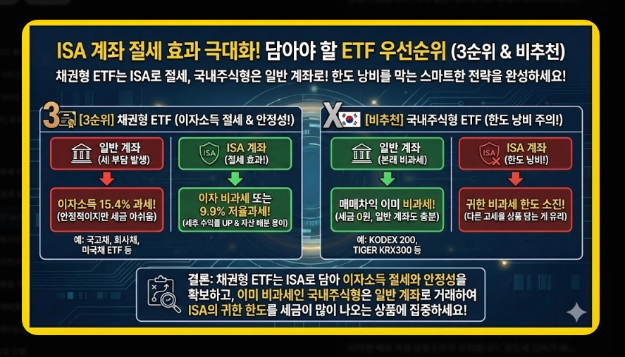 국내 ETF vs 해외 ETF 세금 비교 유형별 과세 구조 및 종합과세 피하는 법