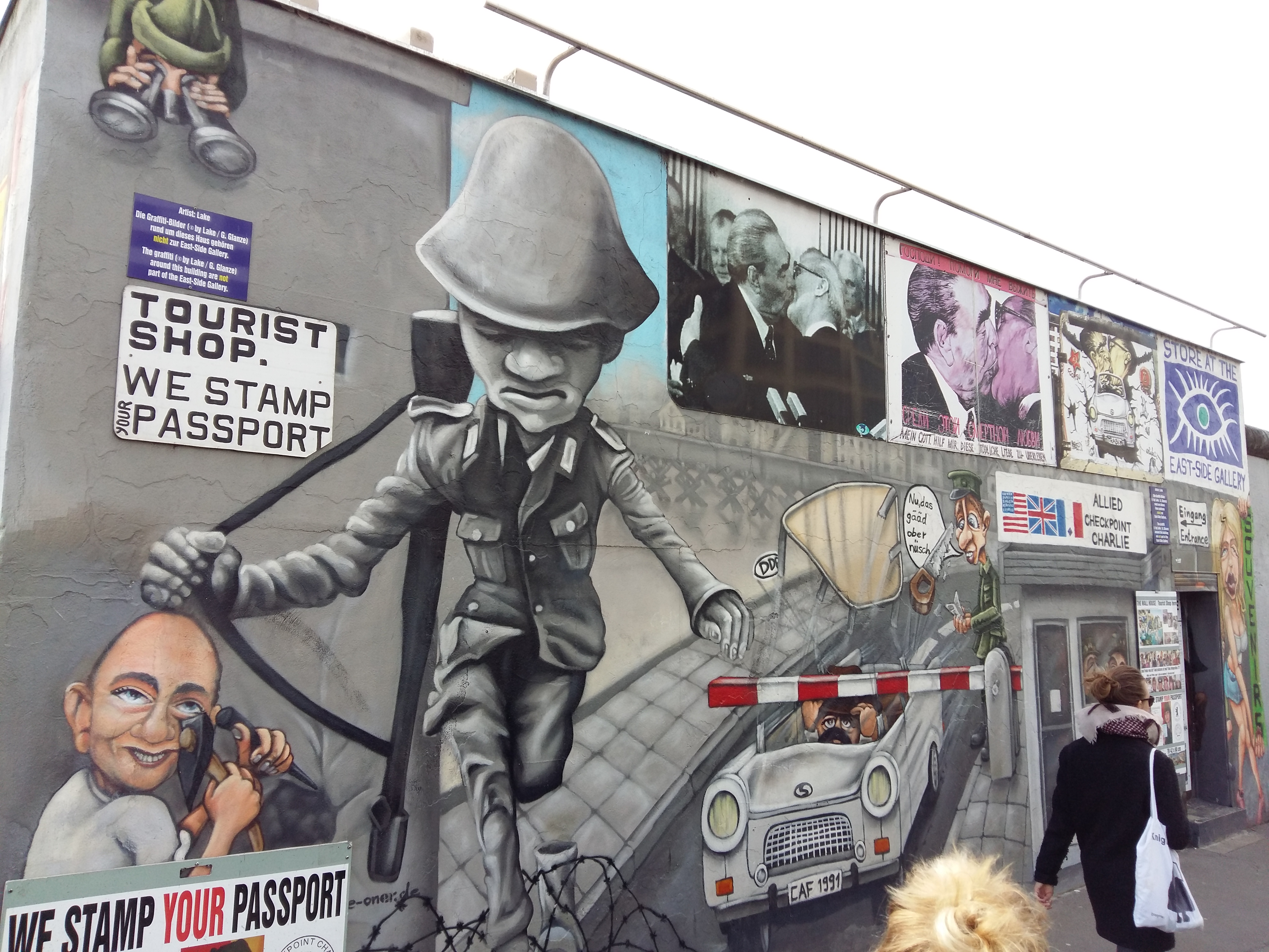 독일 베를린 장벽과 이스트 사이드 갤러리