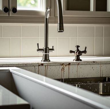 수전 물때 곰팡이