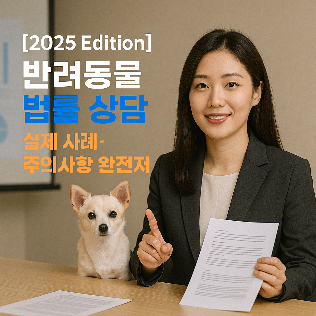 반려동물 법률 상담 2025 Edition 실제 사례·주의사항 완전정리