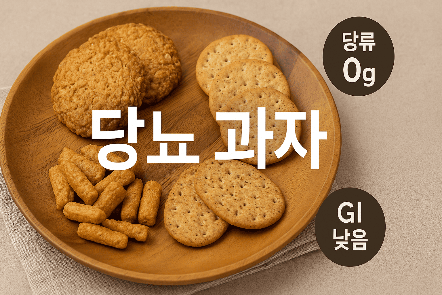 당뇨간식-저당과자-무설탕쿠키-혈당관리스낵-건강과자-저GI간식-당뇨환자간식-통곡물스낵