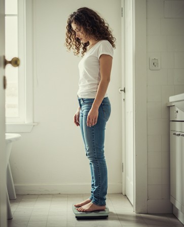 여름철 다이어트 하려는 여성사진