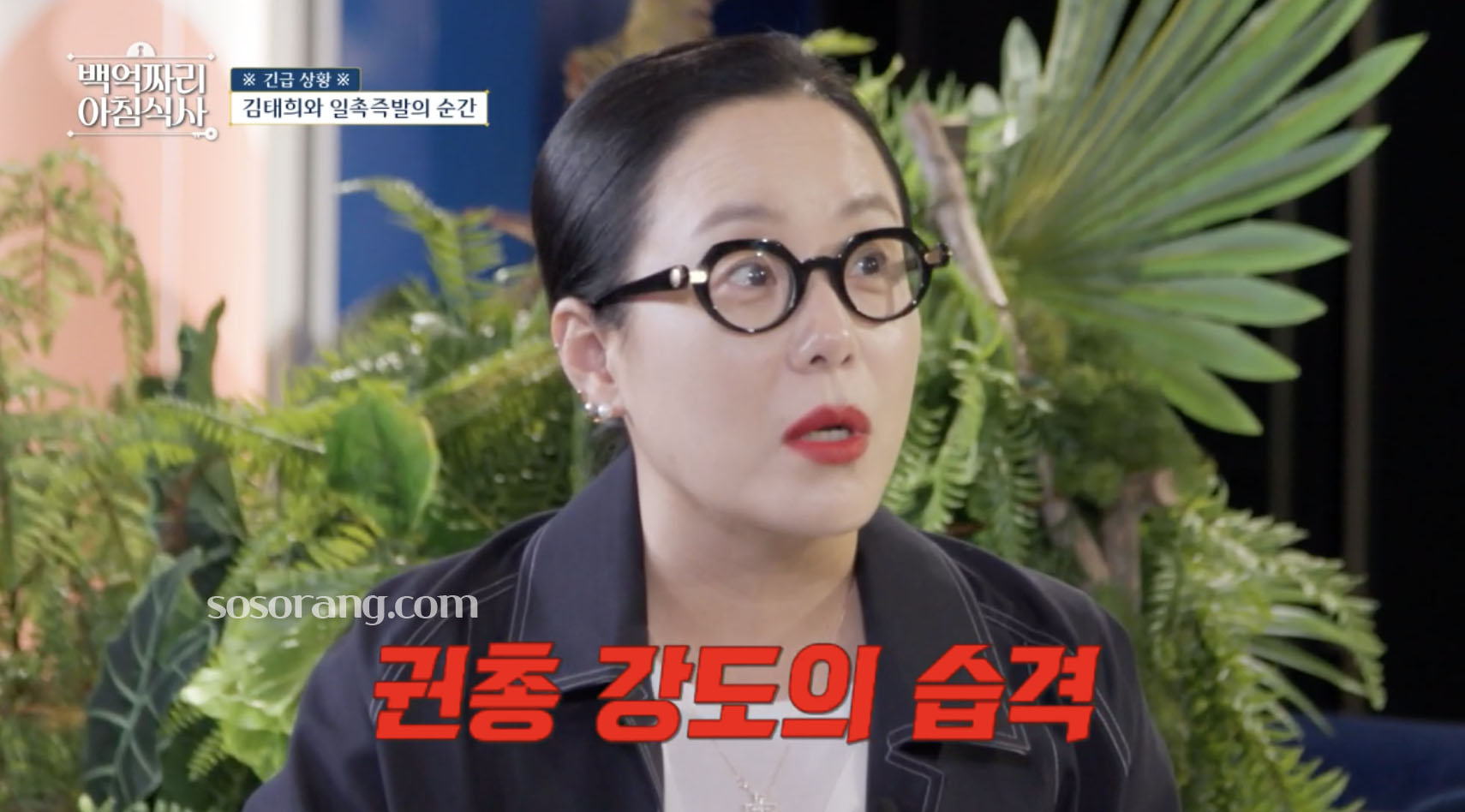 정샘물 딸 입양 이유와 계기 설명하는 모습