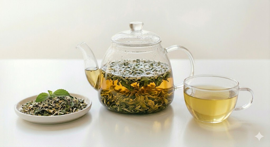 당뇨병 환자나 칼로리에 민감한 분들을 위해 천연 스테비아로 죄책감 없는 달콤함을 더하고 클로로겐산 마테가 식후 혈당 스파이크를 막아 건강한 체중 관리를 돕는 스테비아 마테 블랜딩