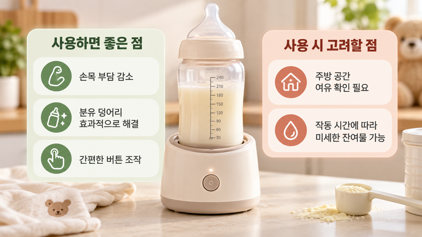 사용 시 장점과 유의해야 할 점
