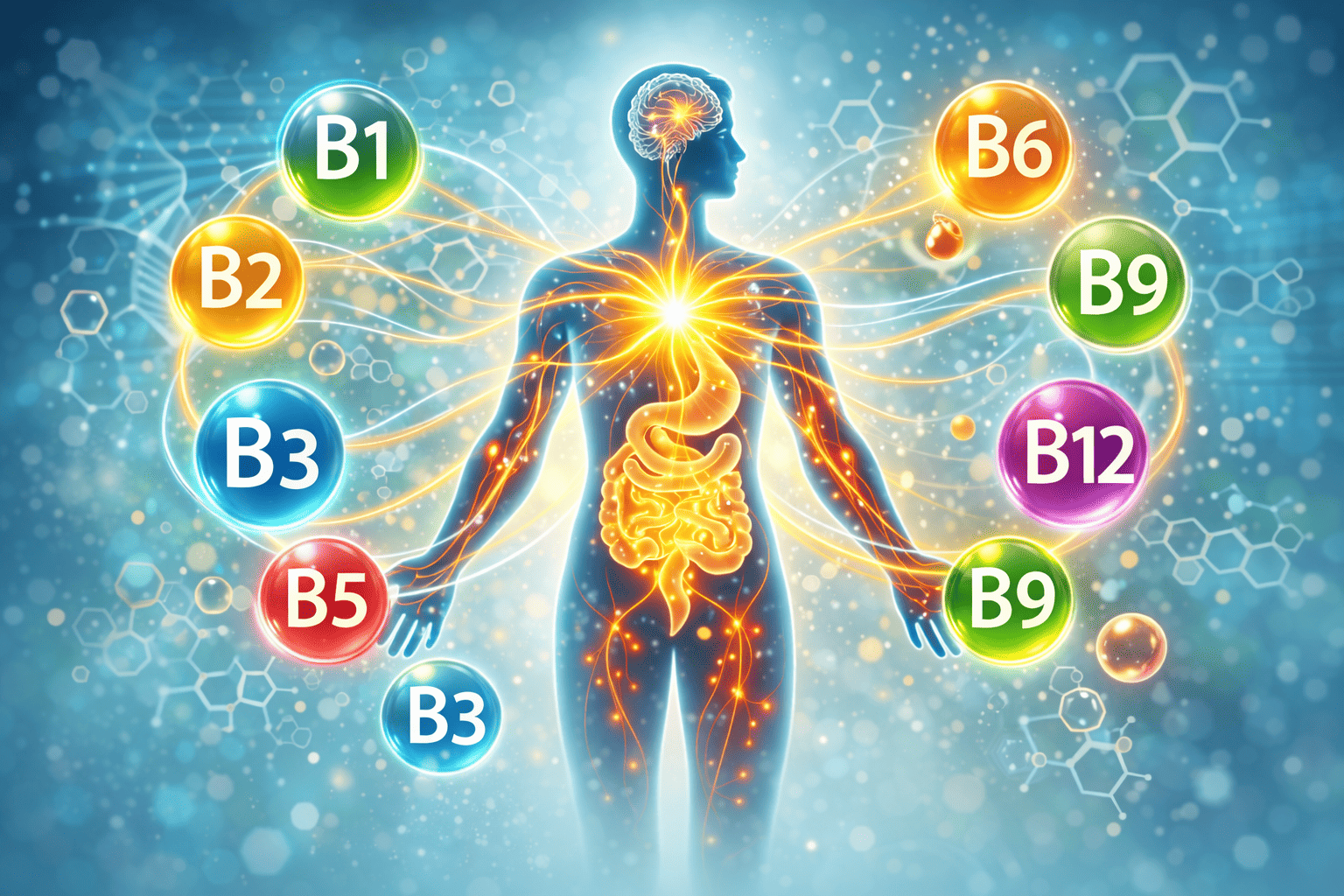 비타민B 의학 정보 (대사, 신경, 적혈구)