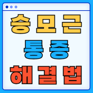 승모근 통증