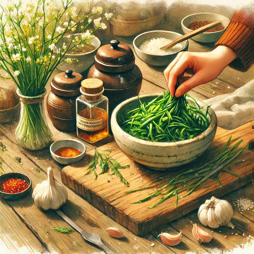 방풍나물 효능 양념 무침 만들기 레시피 관련 사진