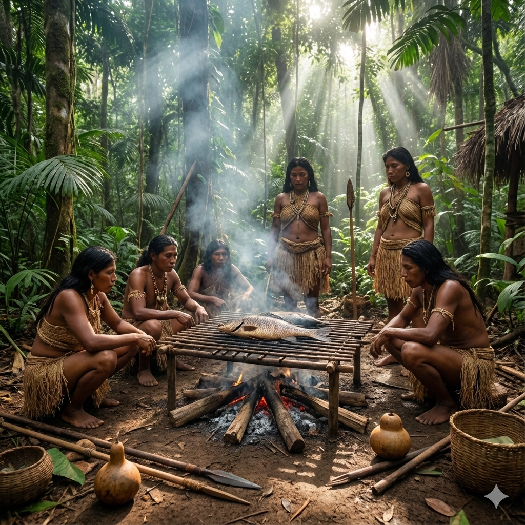 Barbecue 어원, 카리브해 원주민의 생존 도구가 전 세계의 축제가 되다