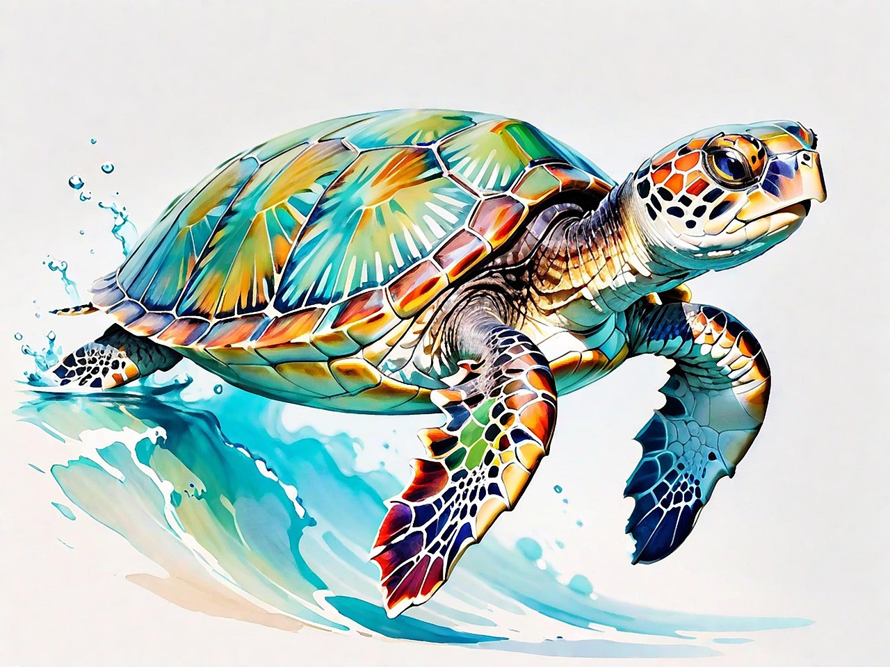 거북이 꿈의 기본 의미 - 장수와 지혜의 상징