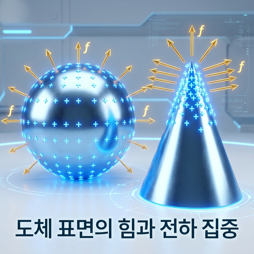 [전자기학] 제2장 진공 중의 정전계 (도체 표면의 힘과 전기력선의 성질) 