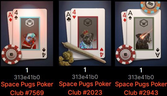 스페이스 퍼그 포커 클럽 NFT