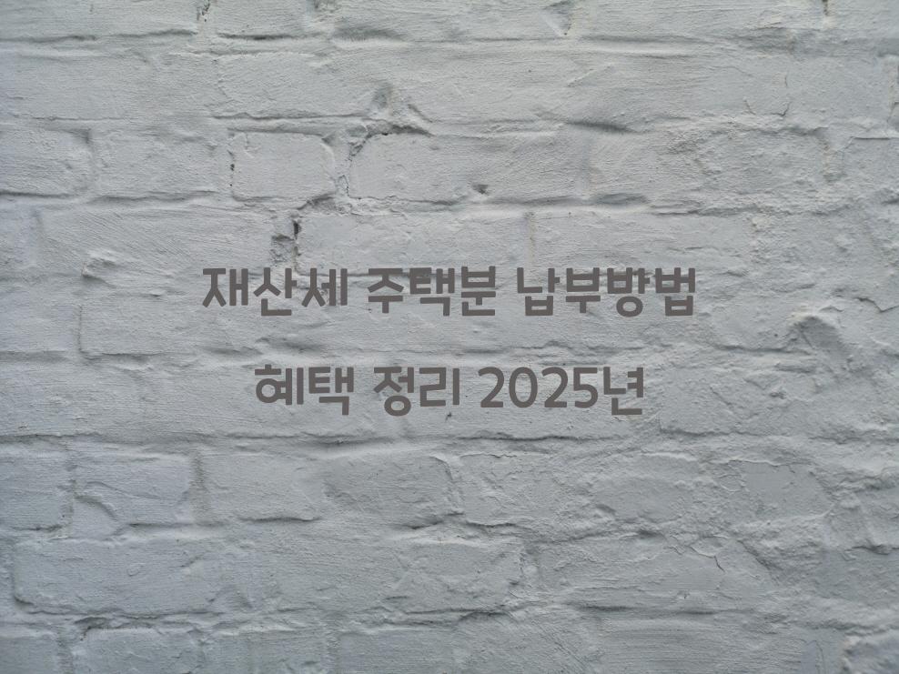 재산세 주택분
