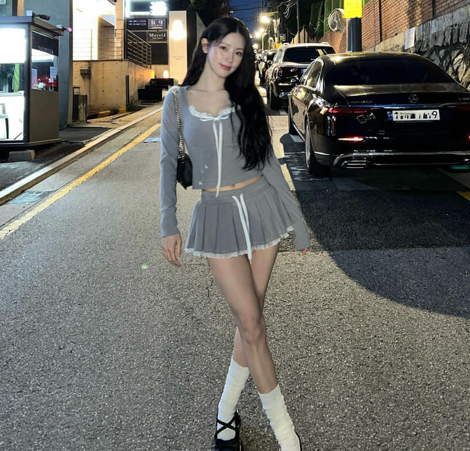여자아이들 미연 사복