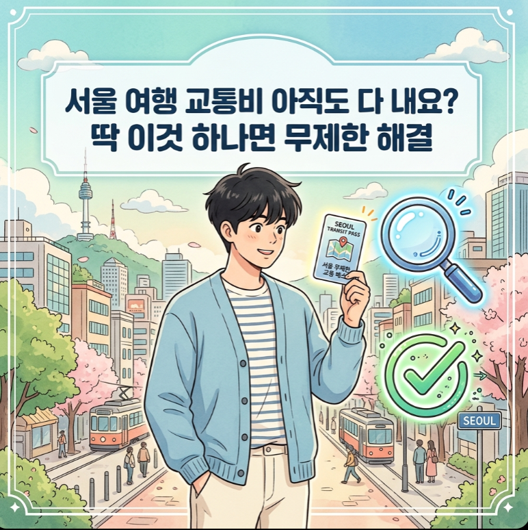 서울 기후동행카드 관광권 종류 및 실물 카드 구매처 안내 인포그래픽
