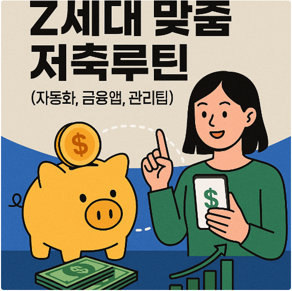 Z세대 맞춤 저축루틴 (자동화, 금융앱, 관리팁)