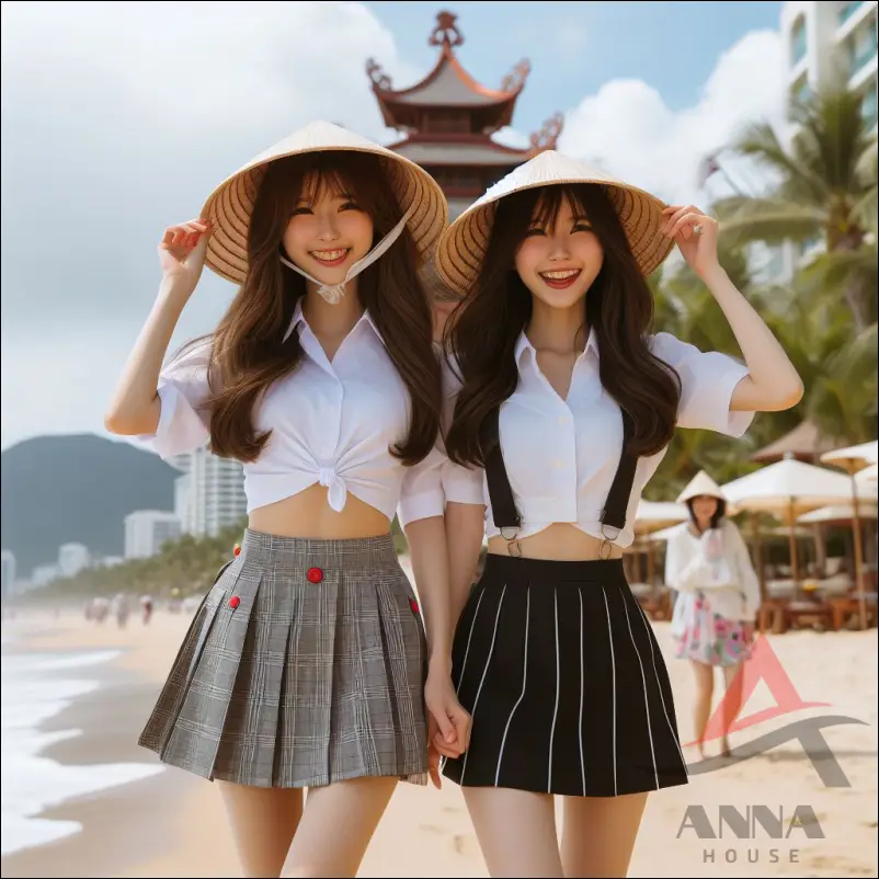 베트남 여행 중 기념촬영