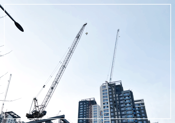 새아파트 건설 현장 모습