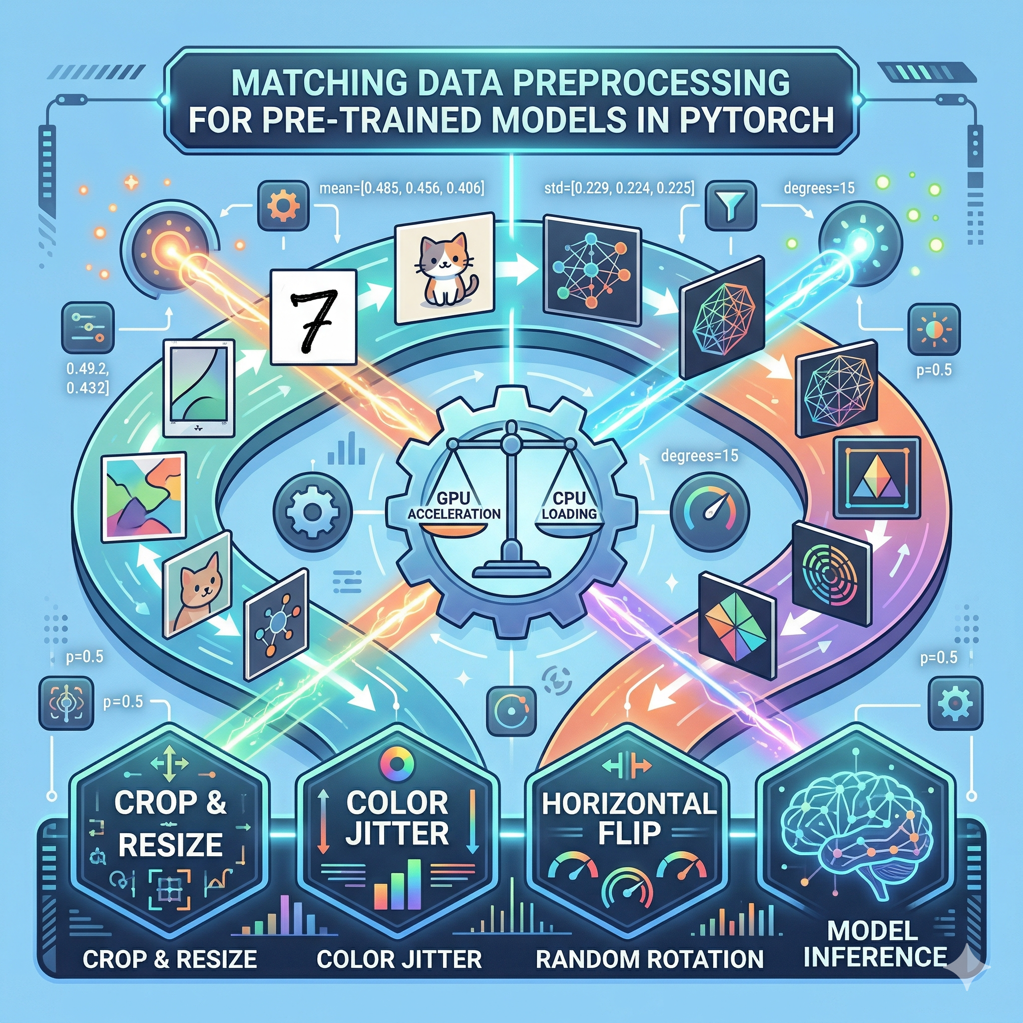 사전 학습된(Pre-trained) 모델의 데이터 전처리