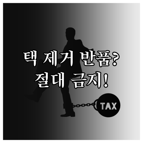 무신사 제품 택 제거 시 반품 여부와..