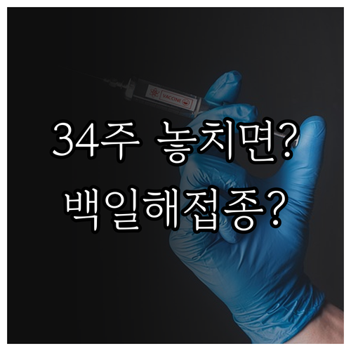 임신부 백일해 접종 시기와 비용, 3..