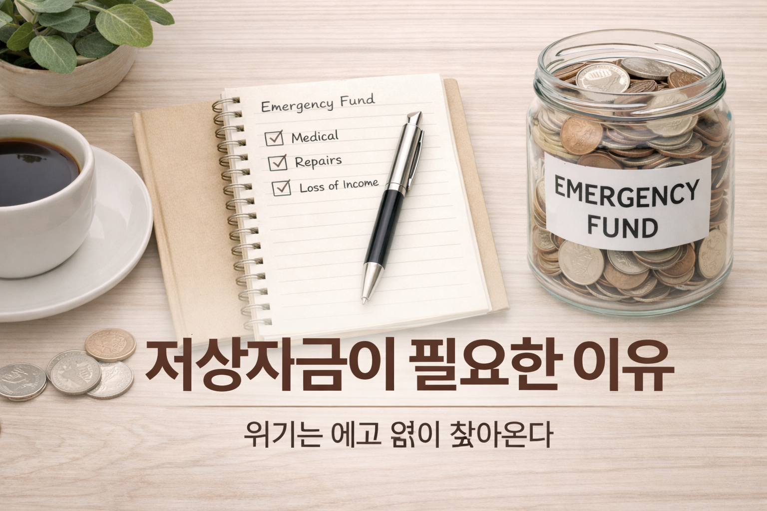 비상자금이 필요한 이유, 위기는 예고 없이 찾아온다
