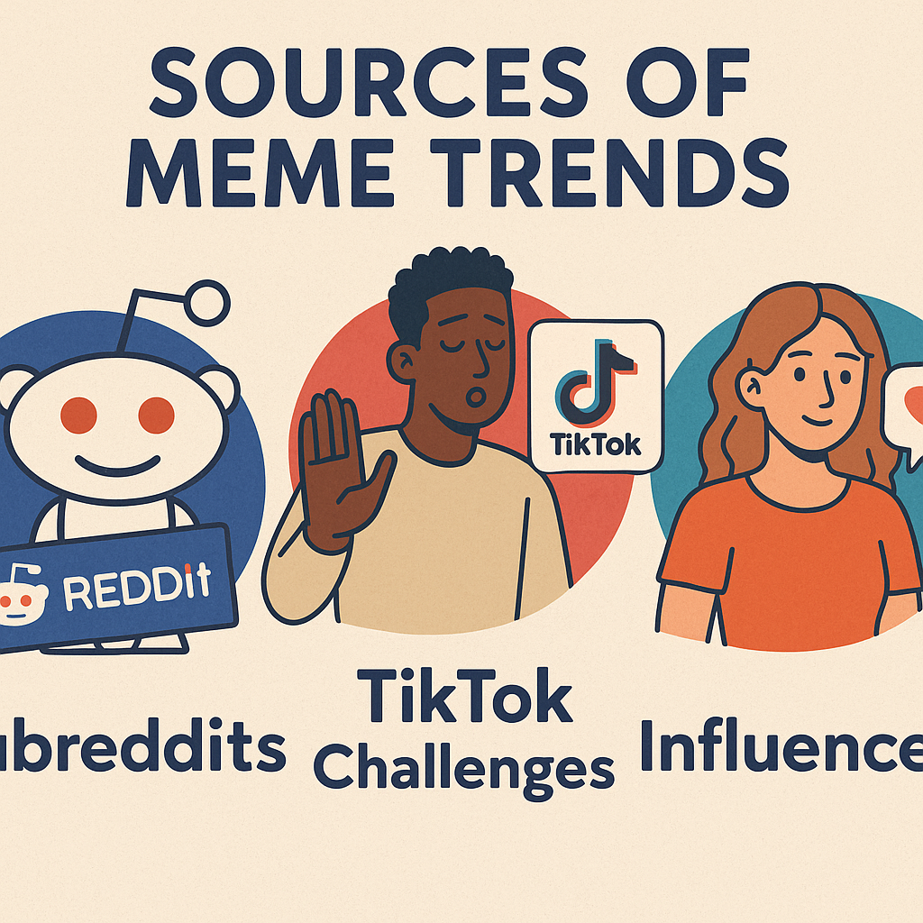 미국 밈 트렌드의 진원지 – 서브레딧, 틱톡 챌린지, 인플루언서 분석