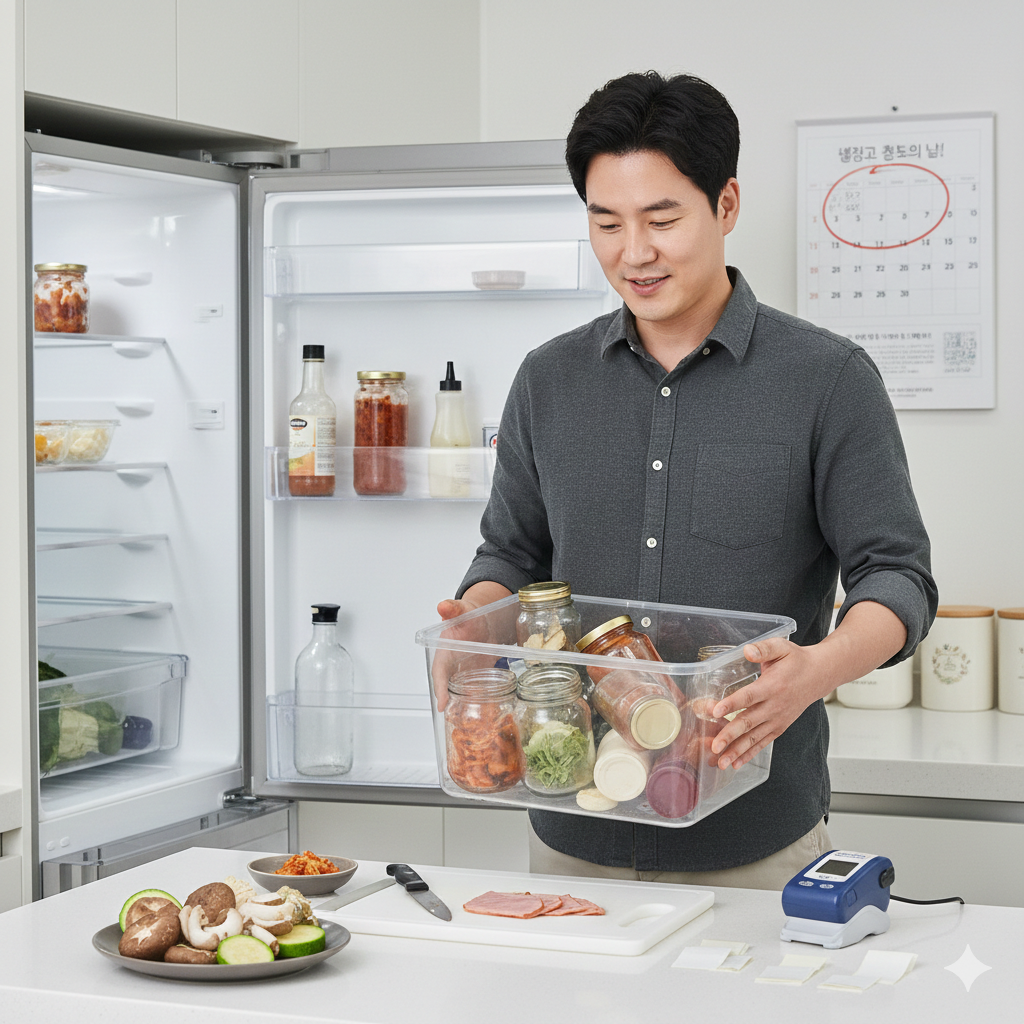 냉장고 식재료 유통기한과 소비기한 차이를 이용한 식비 절약 관리 시스템