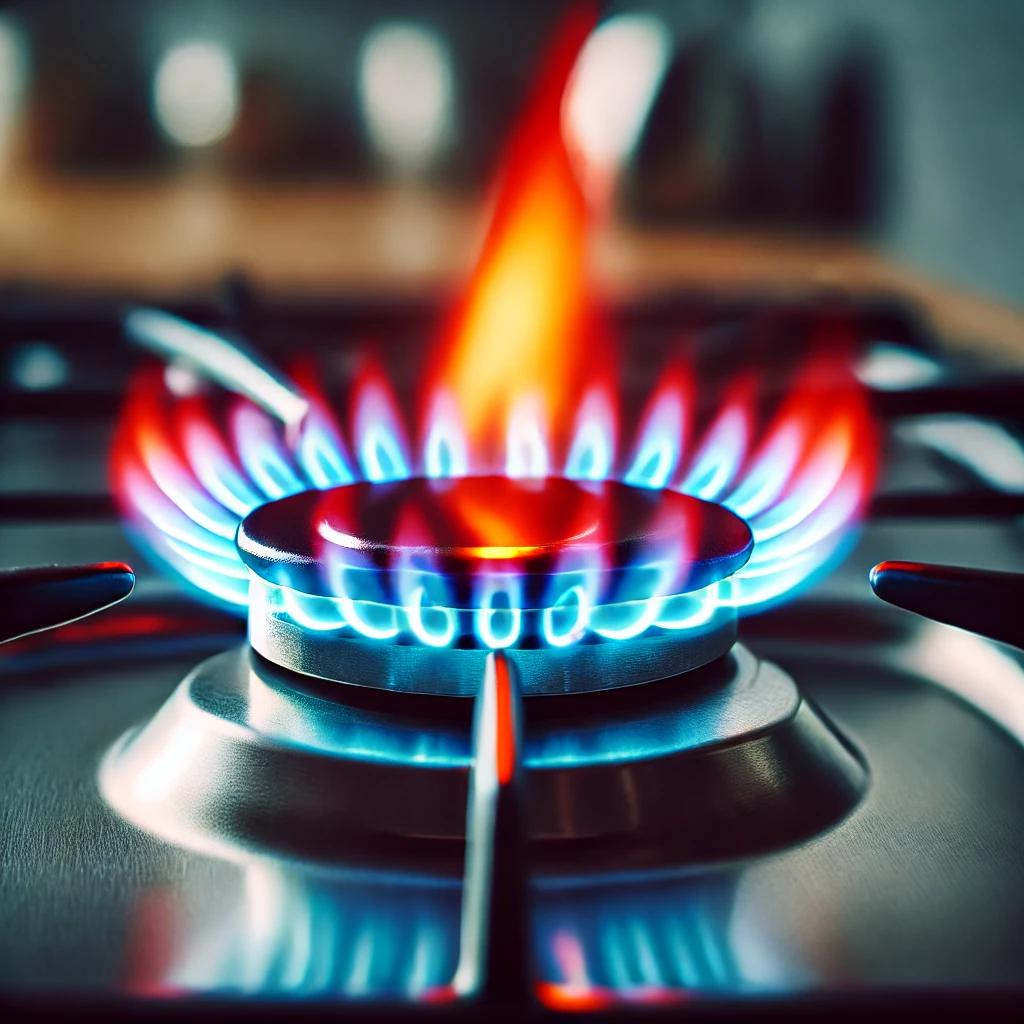 도시가스 빨간불꽃