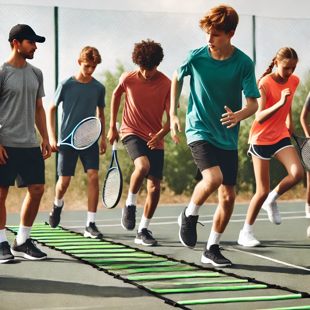 테니스 기본 스텝연습