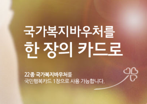 국민행복카드 잔액조회 발급 어디서 사용할 수 있을까?