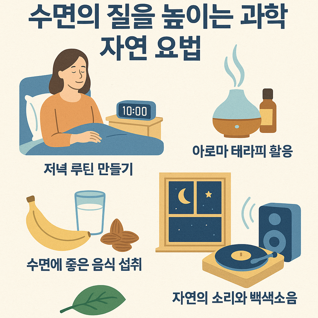 수면의 질을 높이는 자연 요법