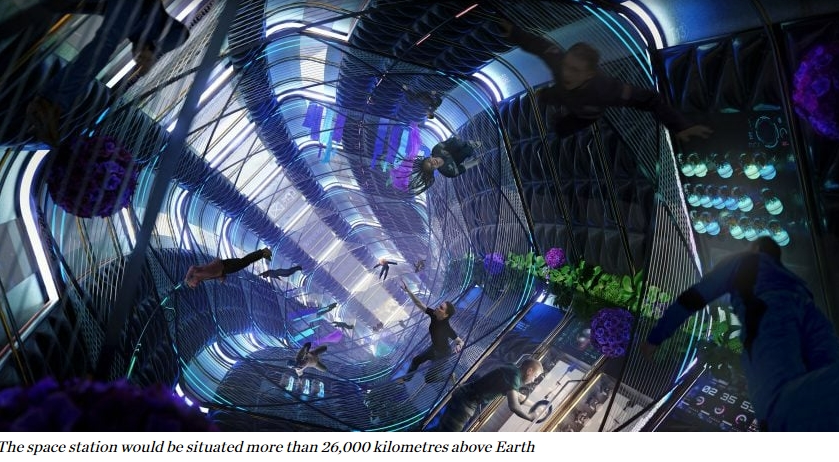 "바다와&nbsp;별을&nbsp;연결하는"&nbsp;우주&nbsp;엘리베이터 VIDEO: Jordan William Hughes designs space elevator that "connects the ocean to the stars"