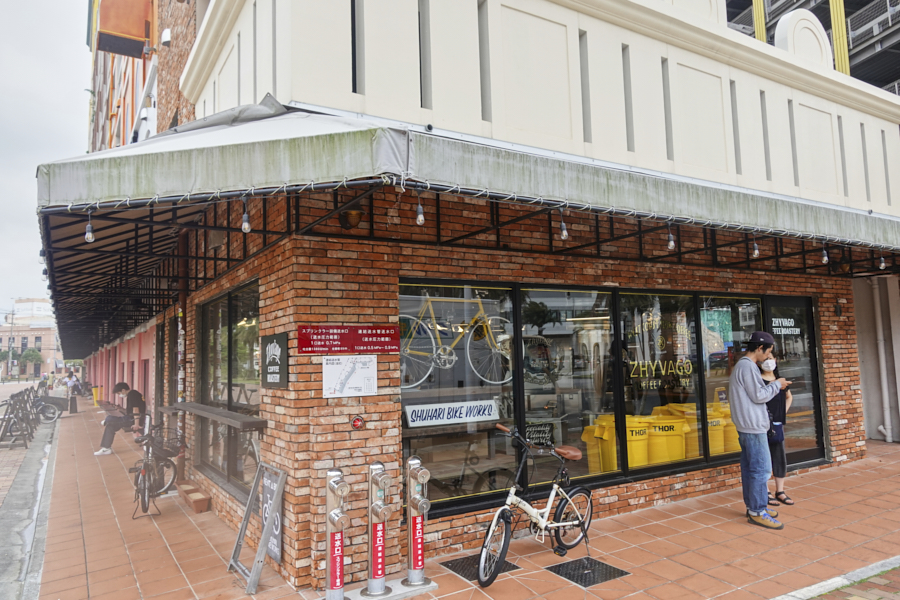 오키나와 지바고 커피 자전거